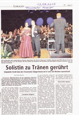 Verdi Gala in Traunreut am 14.09.2013